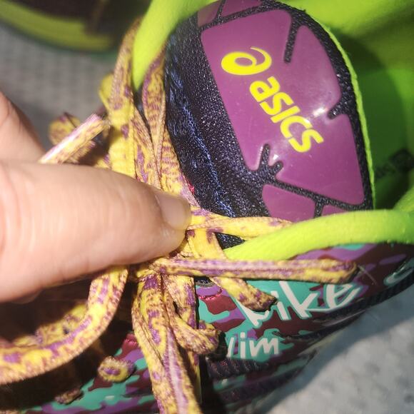 ASICS EUC WOMENS SZ 7.5 GEL NOOSA TRI 10 RAINBOW COLORS SNEAKER SHOES - Picture 4 of 11